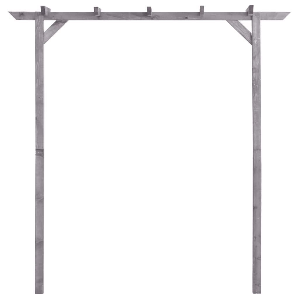 Puutarhapergola, 200x40x205cm, kyllästetty mänty, hinta ja tiedot | Kukkatelineet ja kukkapöydät | hobbyhall.fi