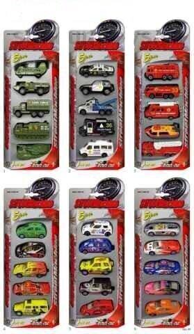 PIONEER auto 5 klp., gift set, 6 asst. hinta ja tiedot | Poikien lelut | hobbyhall.fi