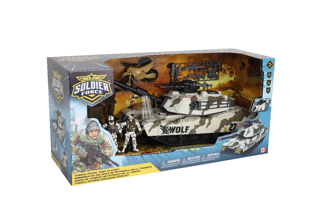 CHAP MEI setti Soldier Force Tundra Patrol Tank hinta ja tiedot | Poikien lelut | hobbyhall.fi