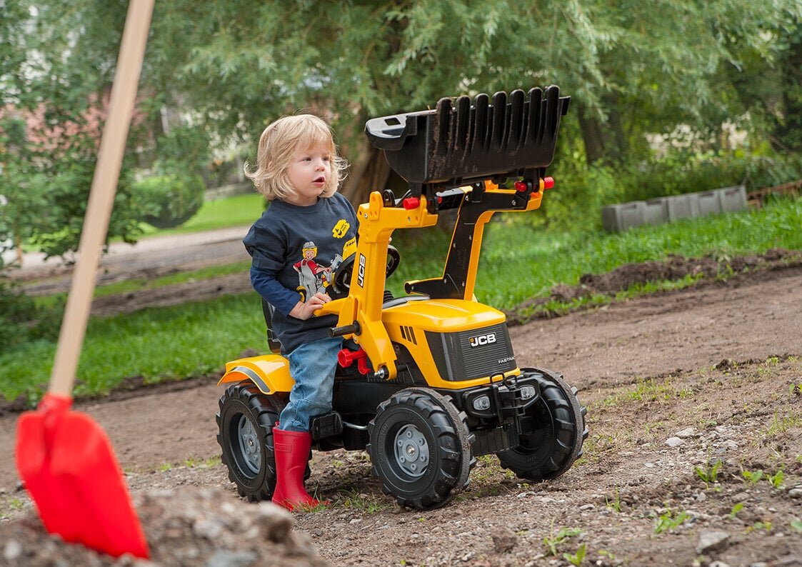 JCB 8250 Farmtrac kaivurilla hinta ja tiedot | Poikien lelut | hobbyhall.fi