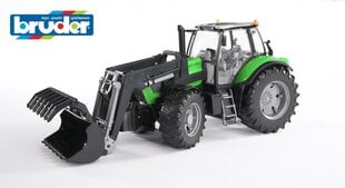 Bruder Deutz Agrotron traktori X720 etukuormaajalla hinta ja tiedot | Poikien lelut | hobbyhall.fi