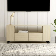 TV-taso Sonoma-tammi 120x35x48 cm tekninen puu hinta ja tiedot | TV-tasot | hobbyhall.fi