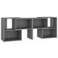 TV-taso harmaa 104x30x52 cm lastulevy hinta ja tiedot | TV-tasot | hobbyhall.fi