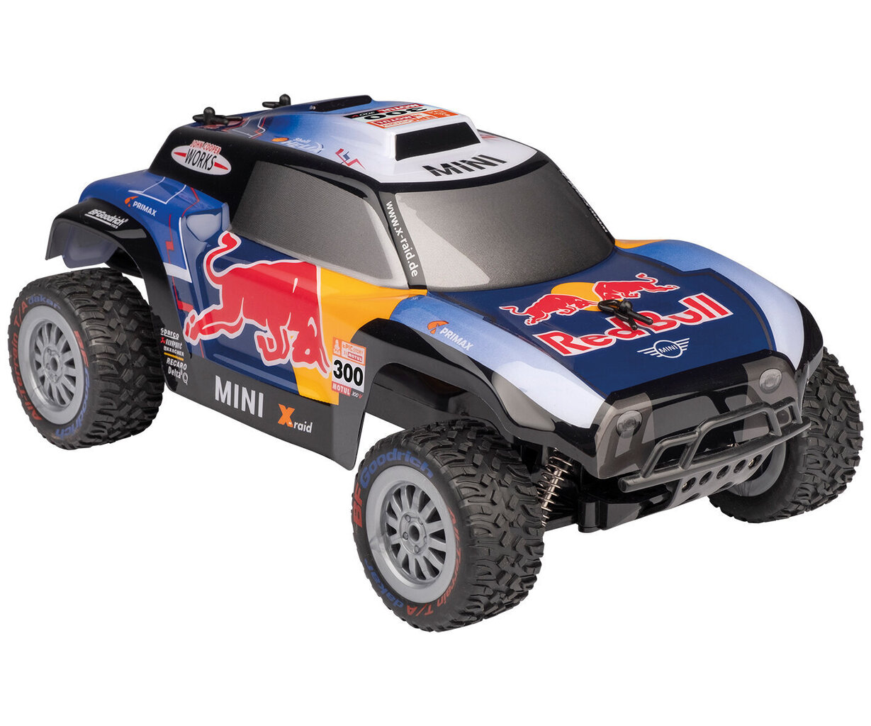 HAPPY PEOPLE RC X-Raid Red Bull Buggy -radio-ohjattava rantakirppu hinta ja tiedot | Poikien lelut | hobbyhall.fi