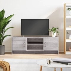 TV-taso harmaa Sonoma 102x30x37,5 cm tekninen puu hinta ja tiedot | TV-tasot | hobbyhall.fi