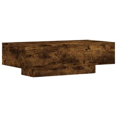 Sohvapöytä savutammi 100x49,5x31 cm tekninen puu hinta ja tiedot | Sohvapöydät | hobbyhall.fi