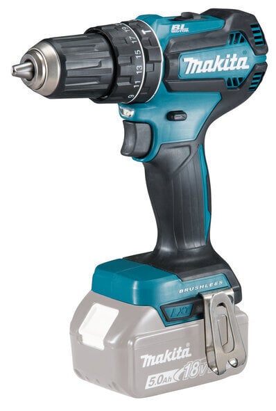 Makita DHP485Z iskevä akkuporakone, 18 V, 50/25 Nm, 1,7kg, LED, harjaton (ilman akkua ja laturia) hinta ja tiedot | Akkuporakoneet ja ruuvinvääntimet | hobbyhall.fi