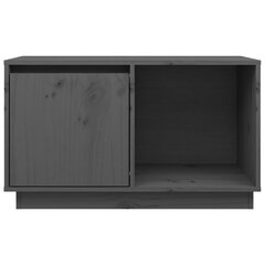 TV-taso harmaa 74x35x44 cm täysi mänty hinta ja tiedot | TV-tasot | hobbyhall.fi