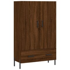 Kaappi ruskea tammi 69,5x31x115 cm tekninen puu hinta ja tiedot | Lipastot | hobbyhall.fi