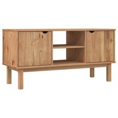 TV-taso OTTA 113,5x43x57 cm täysi mänty hinta ja tiedot | TV-tasot | hobbyhall.fi