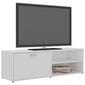 TV-taso valkoinen 120x34x37 cm lastulevy hinta ja tiedot | TV-tasot | hobbyhall.fi