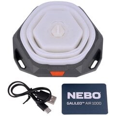 NEBO Galileo AIR 1000 Ladattava LED-taskulamppu hinta ja tiedot | Kotitaloustarvikkeet | hobbyhall.fi