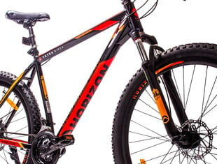 29" Miesten polkupyörä MTB Maastopyörä MTB-pyörä Shimano 7 vaihteella Tatra Bikes Horizon musta hinta ja tiedot | Polkupyörät | hobbyhall.fi