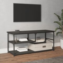 TV-taso musta 103x38x46,5 cm tekninen puu ja teräs hinta ja tiedot | TV-tasot | hobbyhall.fi