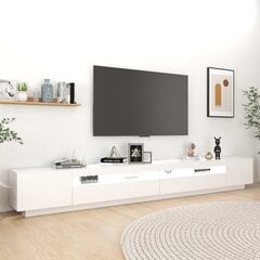 TV-taso LED-valoilla valkoinen 300x35x40 cm hinta ja tiedot | TV-tasot | hobbyhall.fi