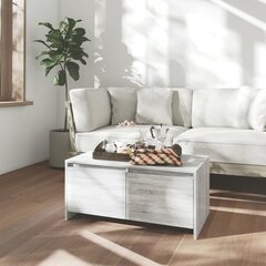 Sohvapöytä harmaa Sonoma 90x50x41,5 cm lastulevy hinta ja tiedot | Sohvapöydät | hobbyhall.fi