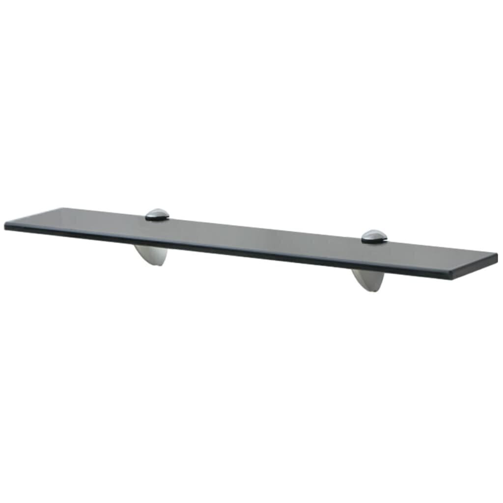 Kelluvat hyllyt 2 kpl lasi 60x10 cm 8 mm hinta ja tiedot | Hyllyt | hobbyhall.fi