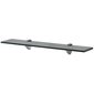 Kelluvat hyllyt 2 kpl lasi 60x10 cm 8 mm hinta ja tiedot | Hyllyt | hobbyhall.fi