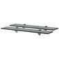 Kelluvat hyllyt 2 kpl lasi 60x10 cm 8 mm hinta ja tiedot | Hyllyt | hobbyhall.fi