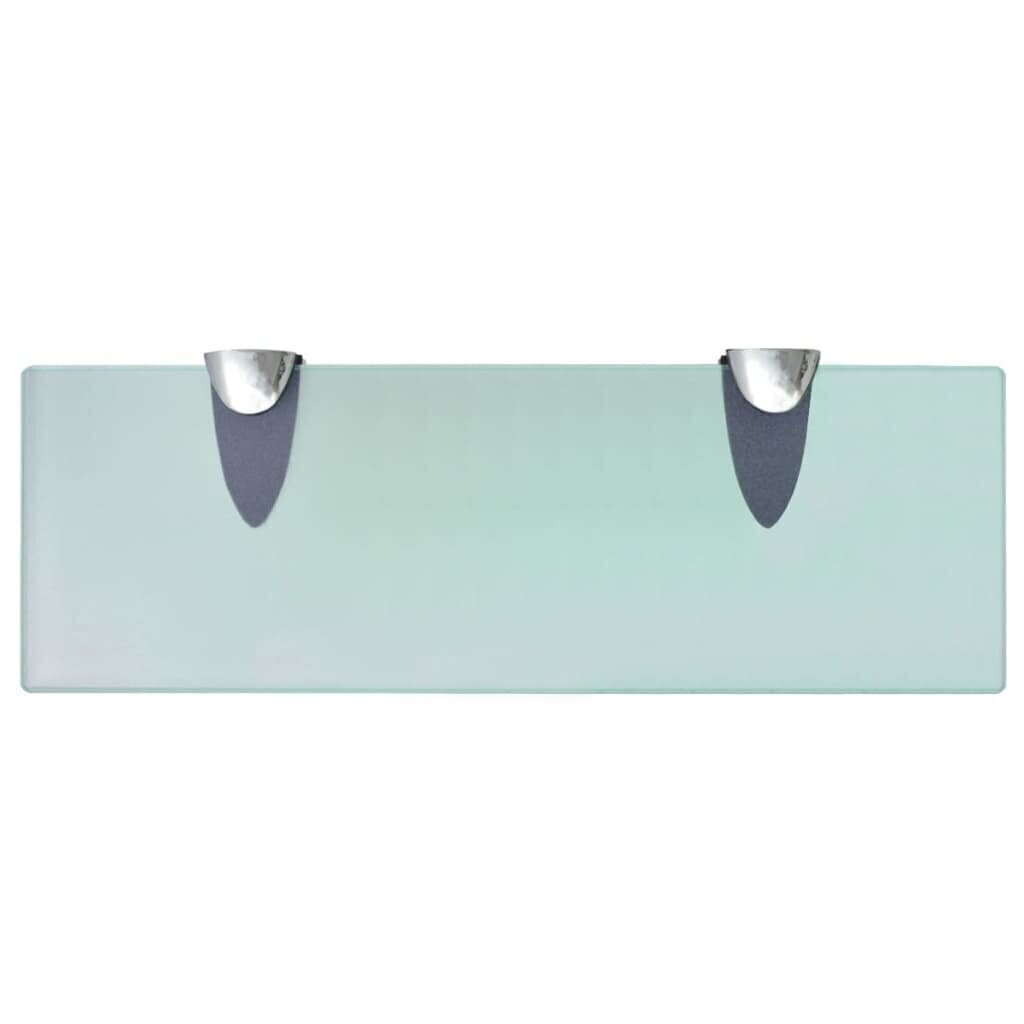 Kelluvat hyllyt 2 kpl lasi 30x10 cm 8 mm hinta ja tiedot | Hyllyt | hobbyhall.fi