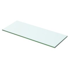 Hyllyt 2 kpl kirkas lasi 50x15 cm hinta ja tiedot | Hyllyt | hobbyhall.fi