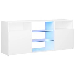 TV-taso LED-valoilla valkoinen 120x30x50 cm hinta ja tiedot | TV-tasot | hobbyhall.fi