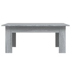 Sohvapöytä harmaa Sonoma 100x60x42 cm tekninen puu hinta ja tiedot | Sohvapöydät | hobbyhall.fi