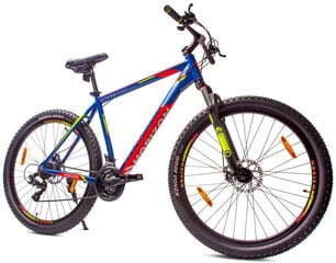 29" Miesten polkupyörä MTB Maastopyörä MTB-pyörä Shimano 7 vaihteella Tatra Bikes Horizon sininen hinta ja tiedot | Polkupyörät | hobbyhall.fi