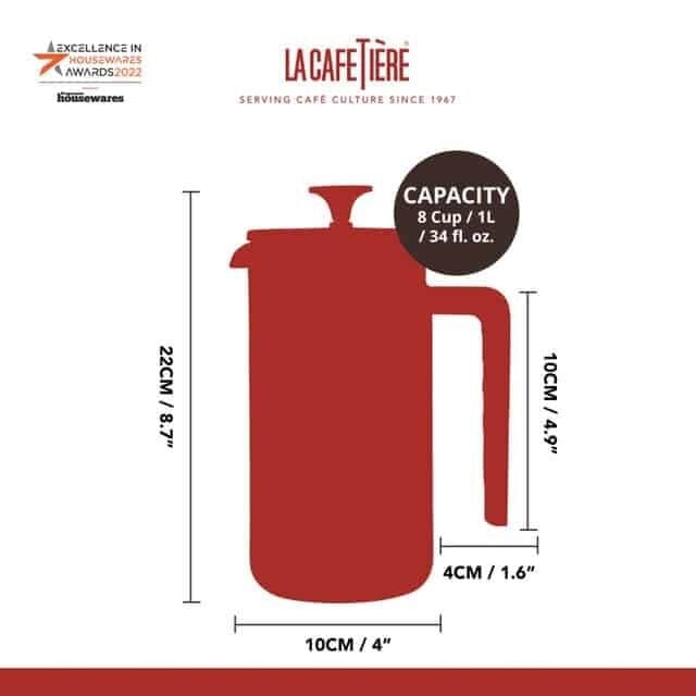 La Cafetière Pisa Kahvipannu 8 kupillista - Kerma hinta ja tiedot | Muut keittiökoneet | hobbyhall.fi