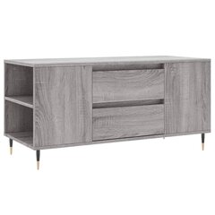 Sohvapöytä harmaa Sonoma 102x44,5x50 cm tekninen puu hinta ja tiedot | Sohvapöydät | hobbyhall.fi