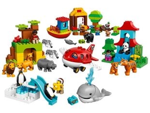 10805 LEGO® DUPLO Maailman ympäri hinta ja tiedot | LEGOT ja rakennuslelut | hobbyhall.fi