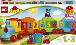 10847 LEGO® DUPLO Numerojuna hinta ja tiedot | LEGOT ja rakennuslelut | hobbyhall.fi