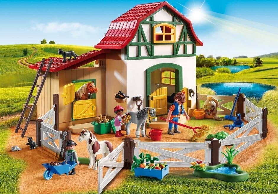 6927 PLAYMOBIL® Country Pony Farm hinta ja tiedot | LEGOT ja rakennuslelut | hobbyhall.fi