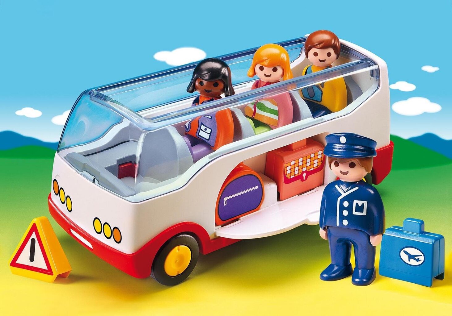 6773 PLAYMOBIL® 1.2.3 Lentokenttäbussi hinta ja tiedot | LEGOT ja rakennuslelut | hobbyhall.fi