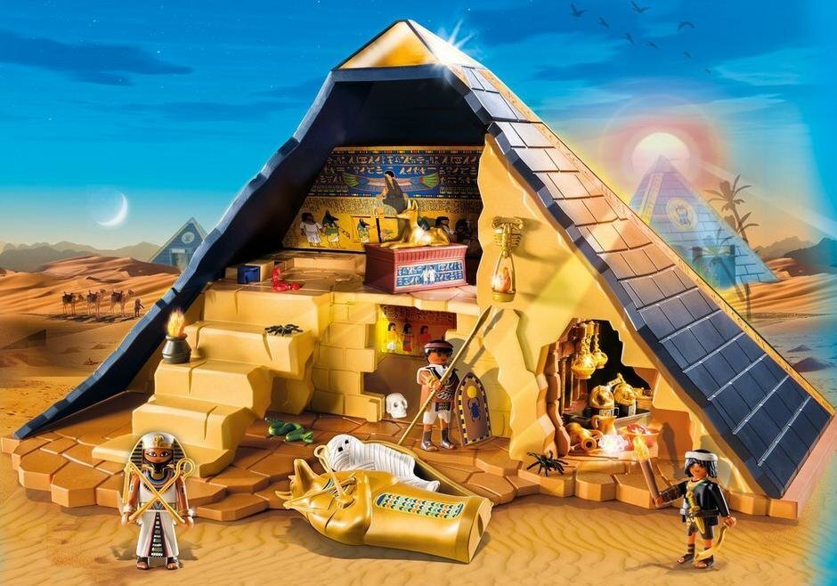 5386 PLAYMOBIL® Historia Faarao pyramidi hinta ja tiedot | LEGOT ja rakennuslelut | hobbyhall.fi