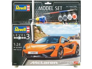Koottava pienoismalli auto Revell McLaren, 570S, 67051, 1:24 hinta ja tiedot | LEGOT ja rakennuslelut | hobbyhall.fi