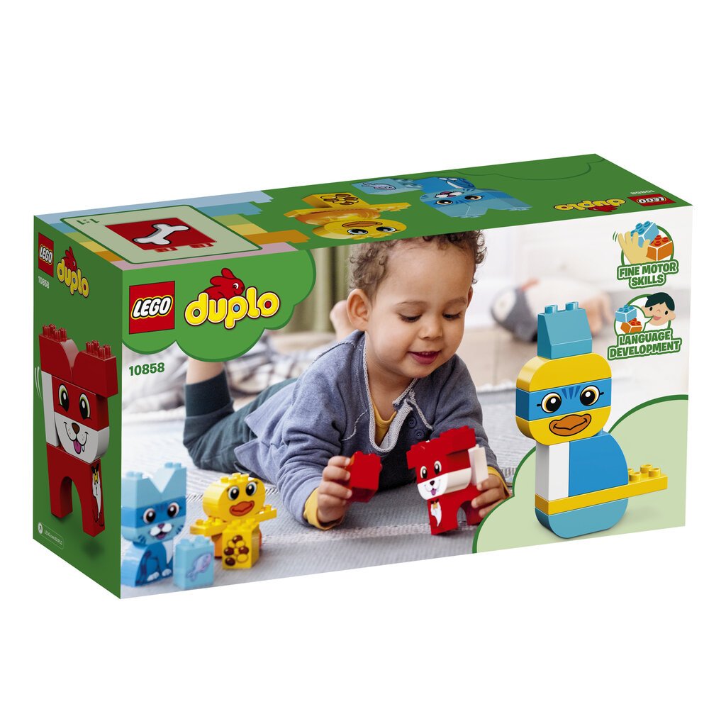 10858 LEGO® DUPLO Ensimmäinen lemmikkini palapeli hinta ja tiedot | LEGOT ja rakennuslelut | hobbyhall.fi