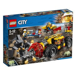 60186 LEGO® City Kaivostyömaan porakone hinta ja tiedot | LEGOT ja rakennuslelut | hobbyhall.fi