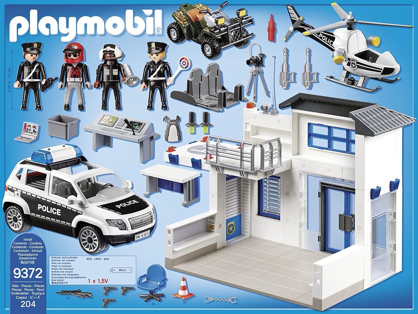 9372 PLAYMOBIL® City Action Poliisiasema hinta ja tiedot | LEGOT ja rakennuslelut | hobbyhall.fi