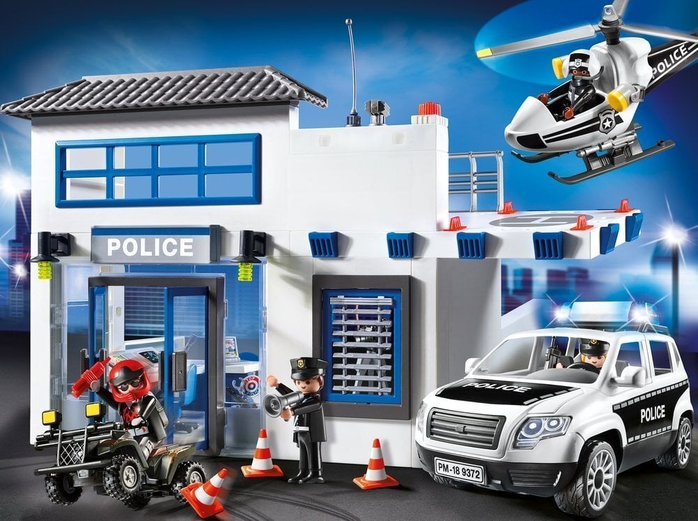 9372 PLAYMOBIL® City Action Poliisiasema hinta ja tiedot | LEGOT ja rakennuslelut | hobbyhall.fi