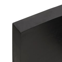 Seinähylly tummanruskea 100x20x6 cm käsitelty täystammi hinta ja tiedot | Hyllyt | hobbyhall.fi