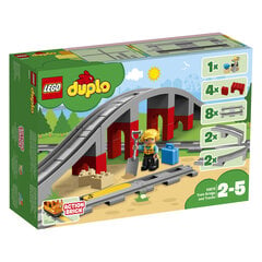 10872 LEGO® DUPLO Junan silta ja kiskot hinta ja tiedot | LEGOT ja rakennuslelut | hobbyhall.fi