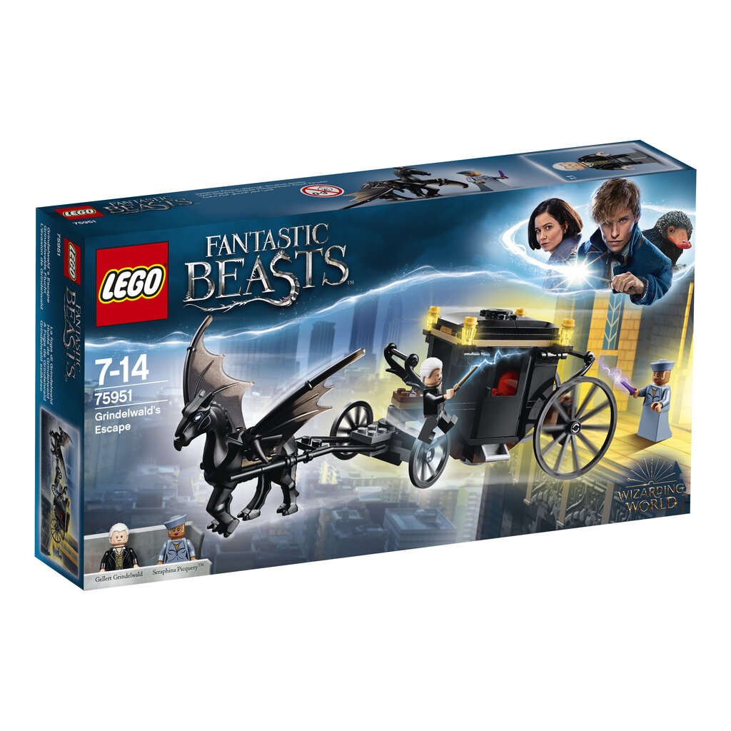 75951 LEGO® Harry Potter Grindelwaldin Pako hinta ja tiedot | LEGOT ja rakennuslelut | hobbyhall.fi