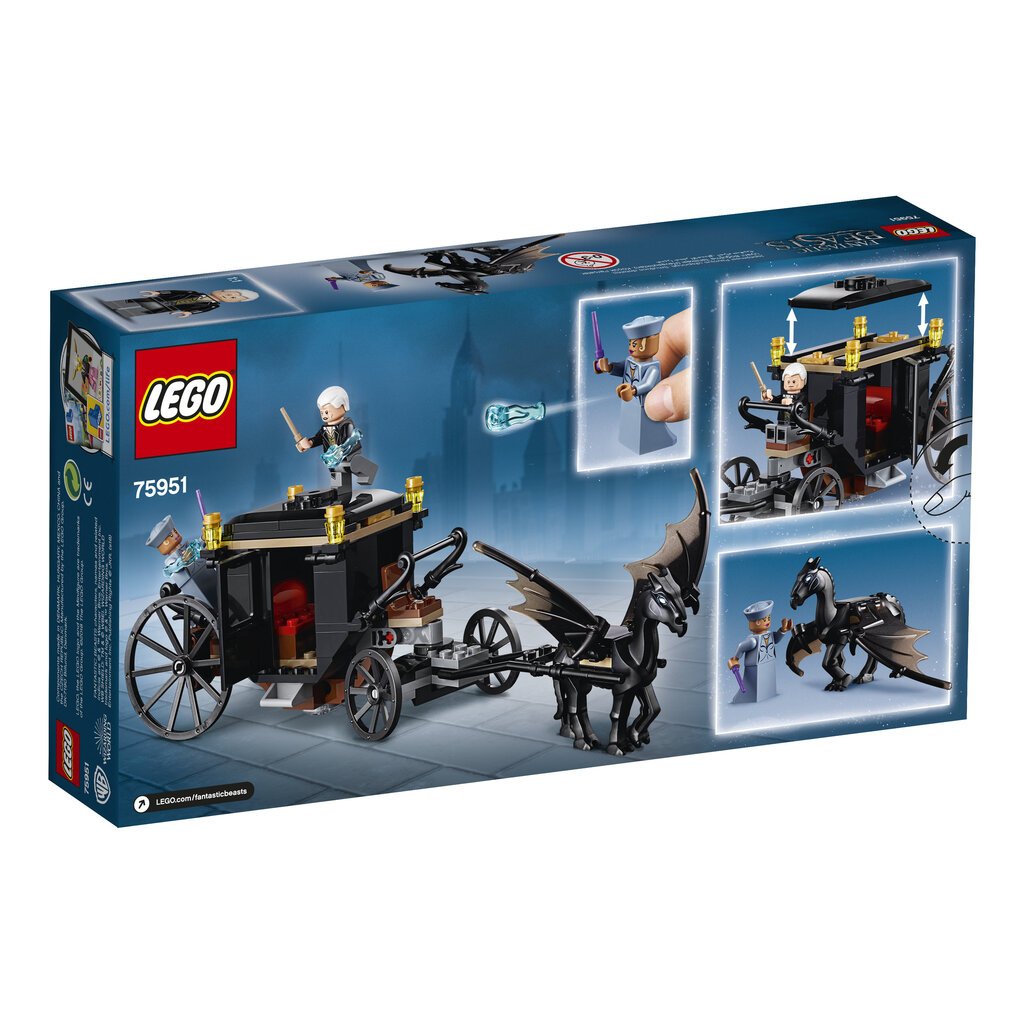 75951 LEGO® Harry Potter Grindelwaldin Pako hinta ja tiedot | LEGOT ja rakennuslelut | hobbyhall.fi