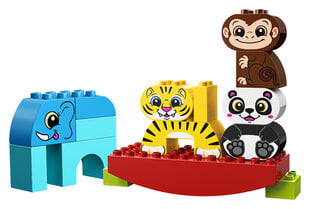 10884 LEGO® DUPLO Tasapainoilevat eläimet hinta ja tiedot | LEGOT ja rakennuslelut | hobbyhall.fi