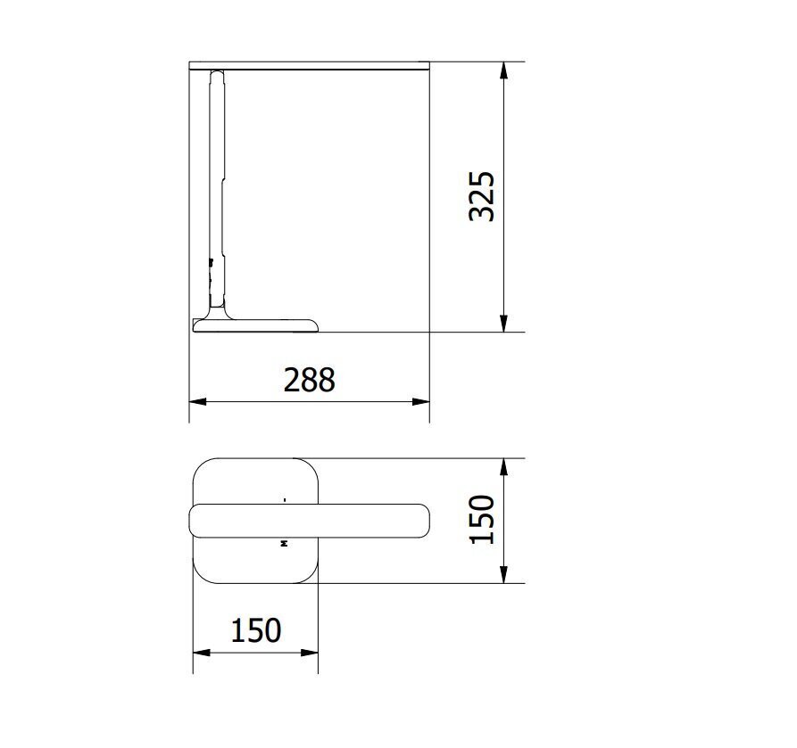 Pöytävalaisin, lamppu LINEAR 7W, 420lm, 3-CCT, valkoinen, GTV hinta ja tiedot | Pöytävalaisimet | hobbyhall.fi