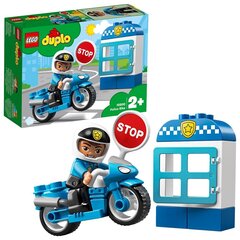 10900 LEGO® DUPLO poliisimoottoripyörä hinta ja tiedot | LEGOT ja rakennuslelut | hobbyhall.fi