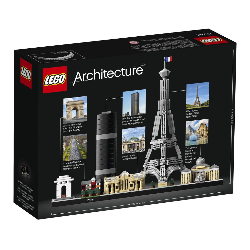 21044 LEGO® Architecture Paris hinta ja tiedot | LEGOT ja rakennuslelut | hobbyhall.fi