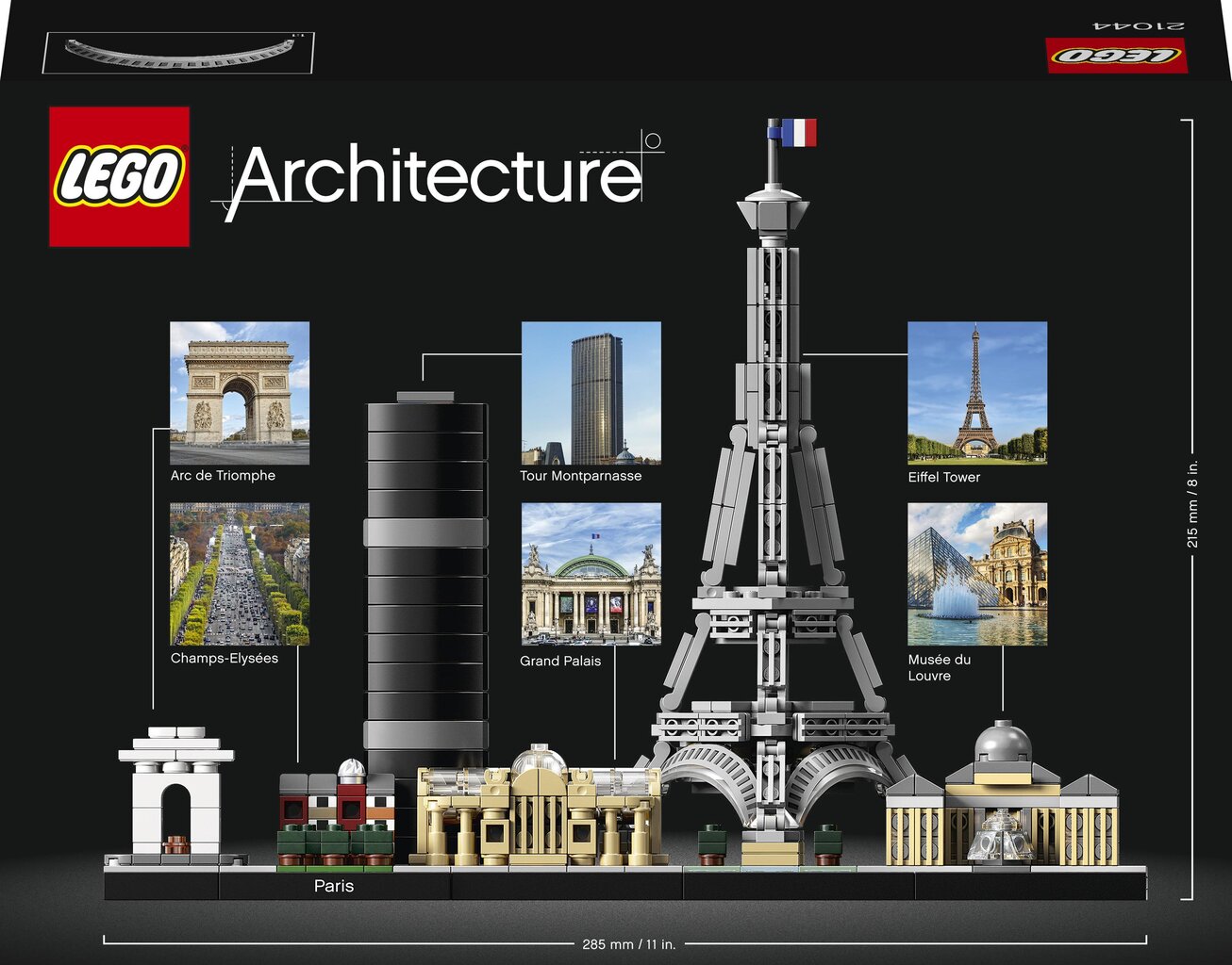 21044 LEGO® Architecture Paris hinta ja tiedot | LEGOT ja rakennuslelut | hobbyhall.fi