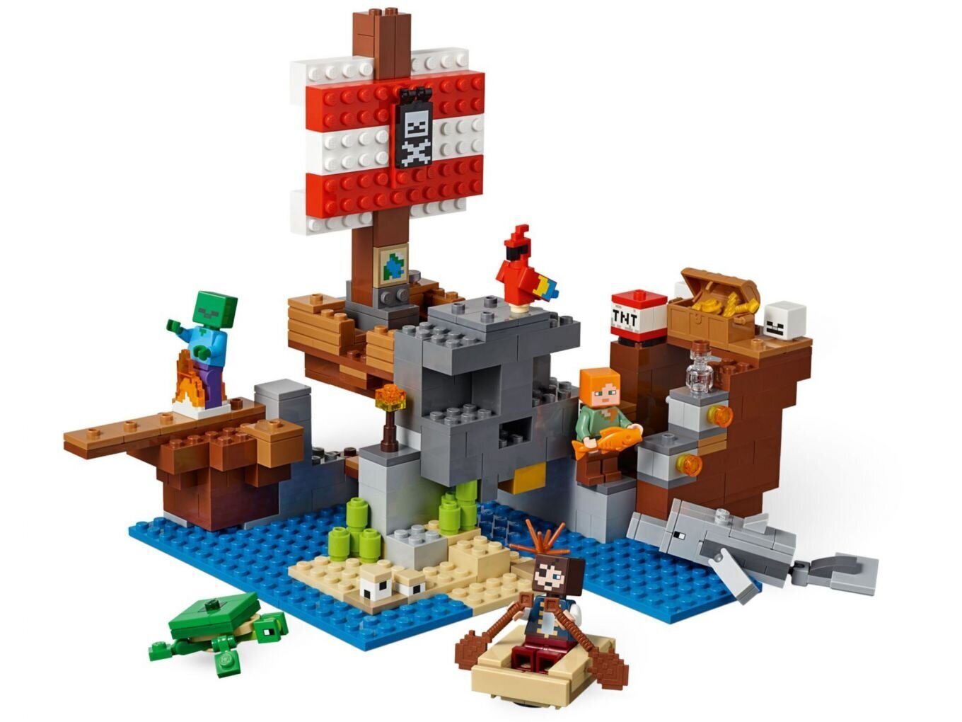 21152 LEGO® Merirosvolaivaseikkailu hinta ja tiedot | LEGOT ja rakennuslelut | hobbyhall.fi
